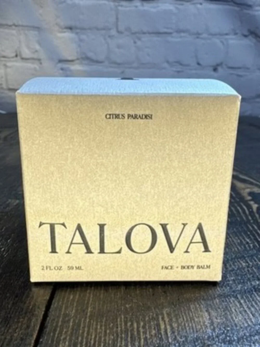Talova Face & Body Balm - Beef Tallow Moisturizer for Dry Cracked Sensitive Skin